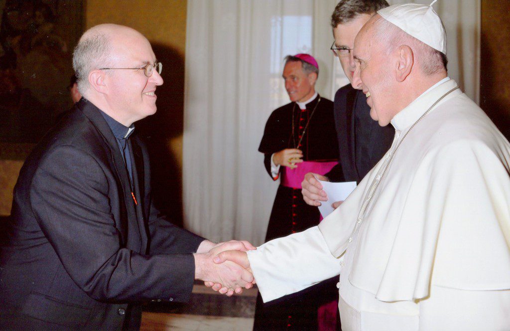Fr. Steve meets Pope Francis