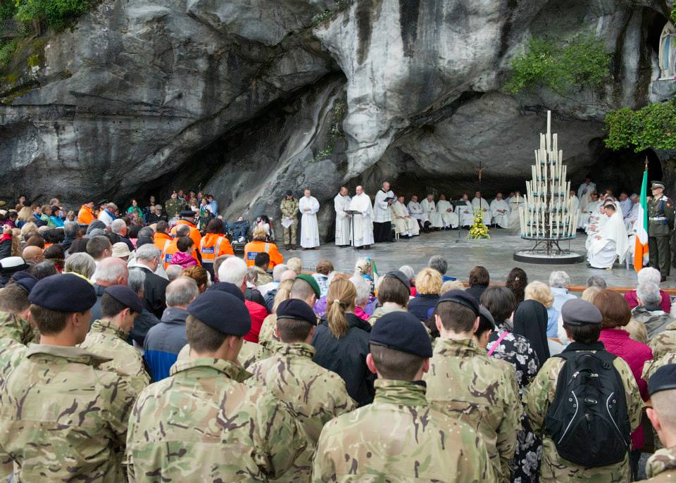 Fr. Mark was a concelebrant at the Wounded Warrior Mass at the Grotto in Lourdes