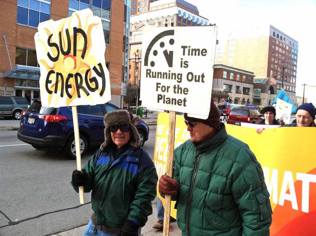 Czyzynski and Klinger Climate march