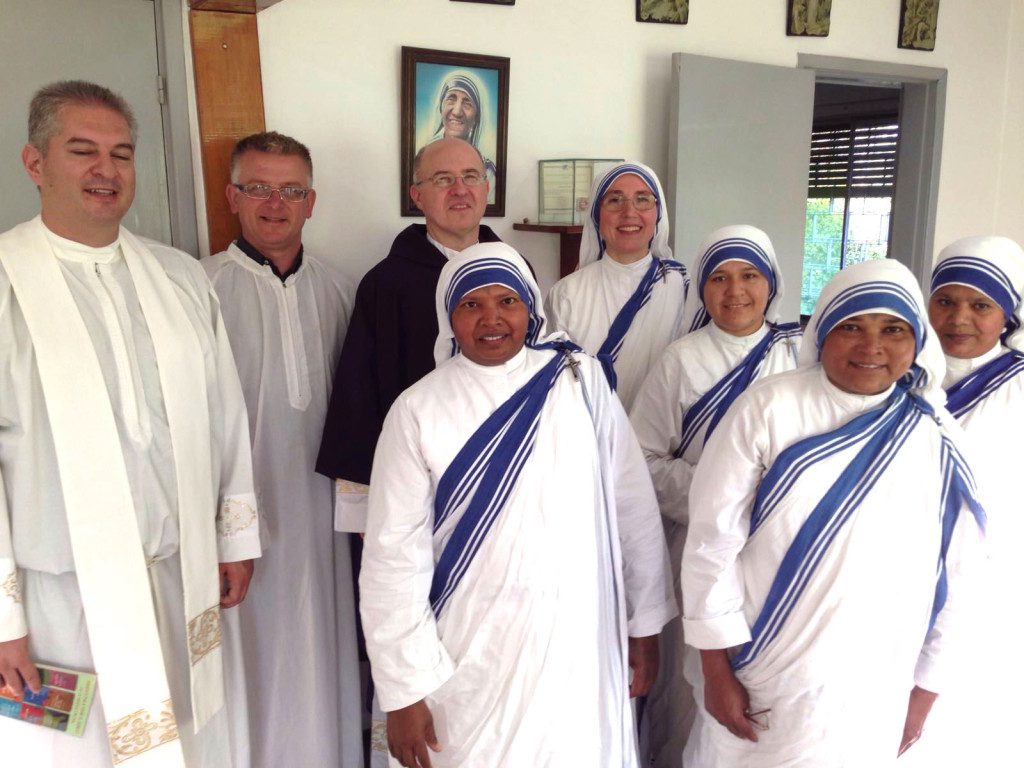 Fr. Steve with Sisters of Charity in South America