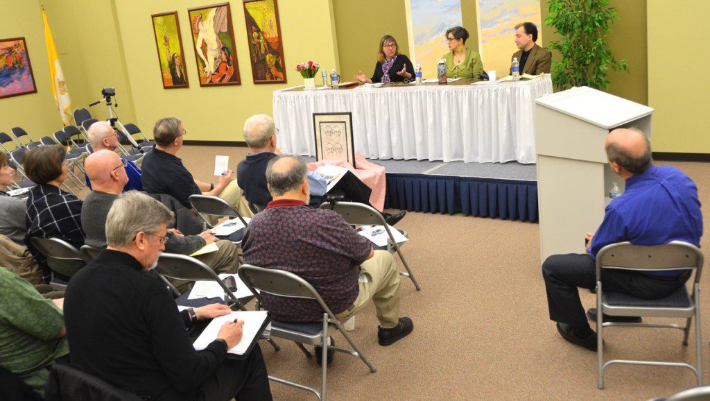 Panelists talk about the root causes of migration during the March 30 presentation at the Provincial Conference Center. Videos of it are now available.