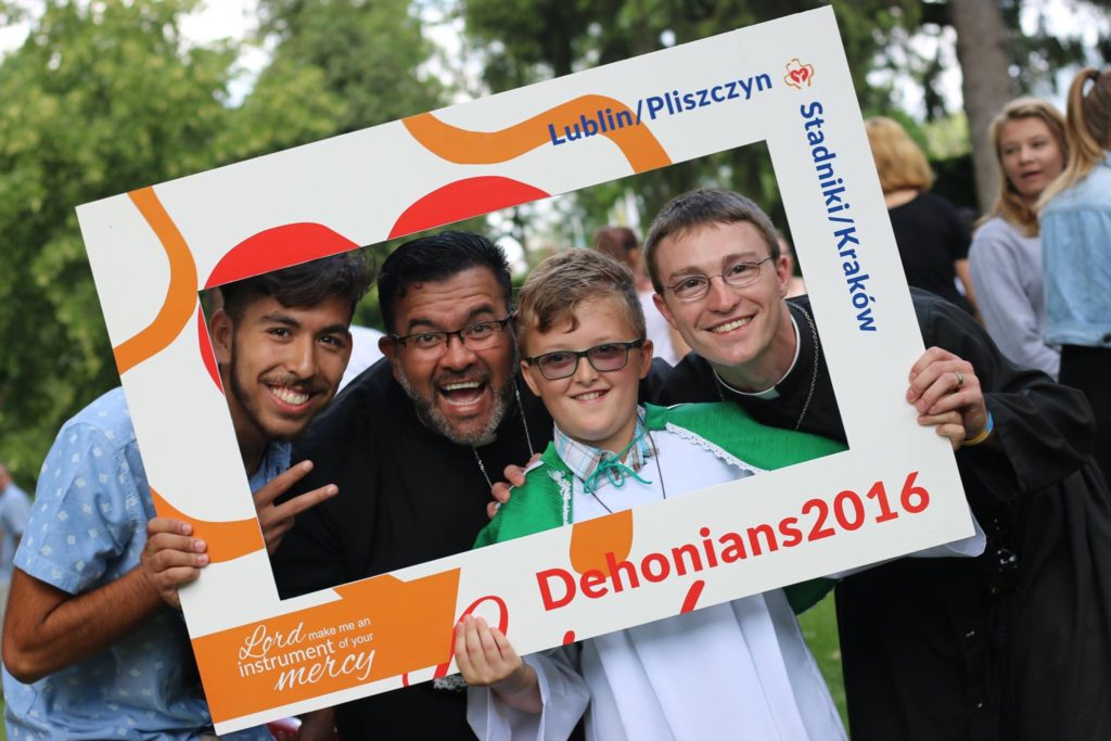 Fraters Juancho and Justin with new-found friends at WYD 