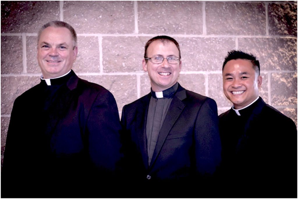 Fr. Ziggy, Fr. Greg and Fr. Thi of the Mississippi Pastoral Team