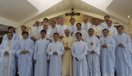 SCJs in Vietnam following the final vows celebration