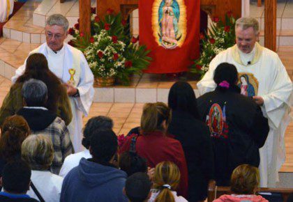 One of Fr. Tomasz' last parish visits in the United States will be to Our Lady of Guadalupe in Houston where he will catch up with his former professor, Fr. Zbigniew Morawiec.