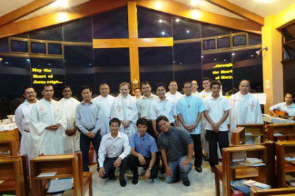On March 25 the Philippines welcomed eight novices, including three men from Vietnam.