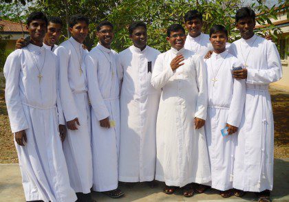 Newly professed in India