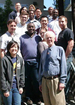 Fr. Vien with fellow students at the Jesuit School of Theology