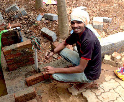 An Indian SCJ student at work