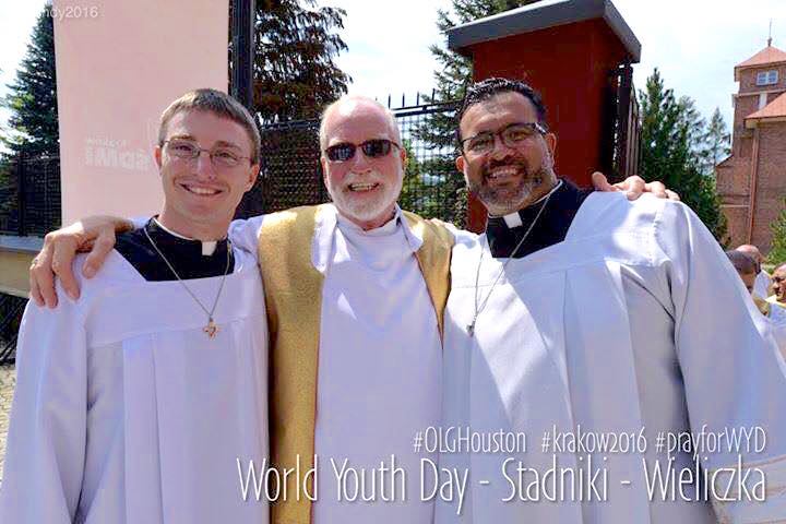Frater Justin, Fr. Ed and Frater Juancho in Poland