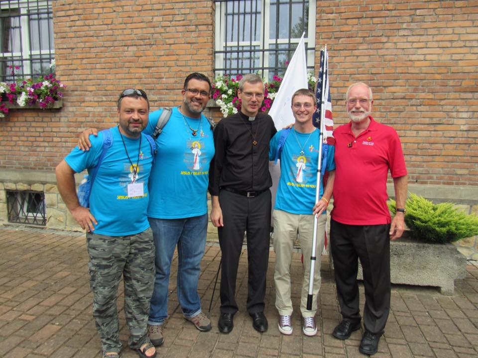 A few of our SCJs from the US Province with Fr. Heiner Wilmer, superior general