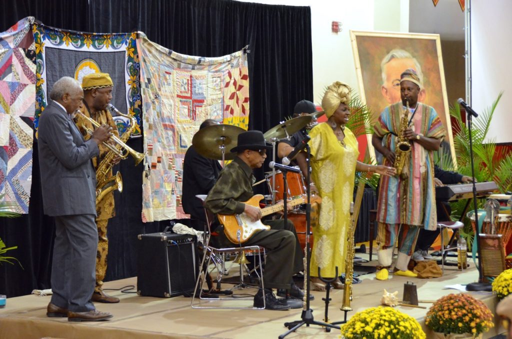 Ekpe and his band