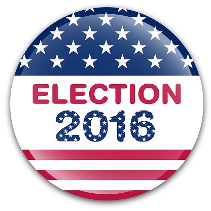 USA Election 2016 badge