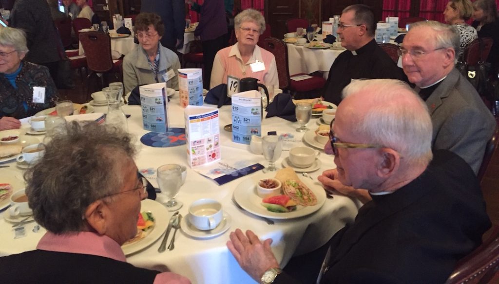Fr. John and Br. Ben at the SET luncheon last week.