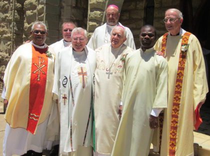 Fr. Tom in South Africa for the celebration of Bishop Joe's 40th anniversary